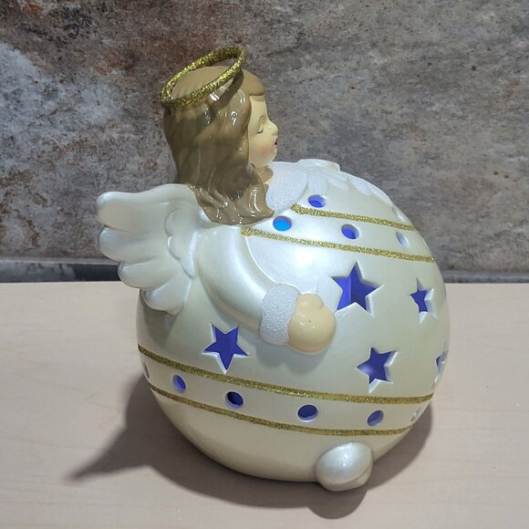 Angel Luminary Flameless LED Light Candle Changes Colors Christmas Decor Figurin - Picture 12 of 16